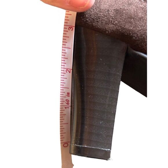 Aerosoles Brown Suede Size 10 Buckle Detail Womens Heels - Picture 8 of 11